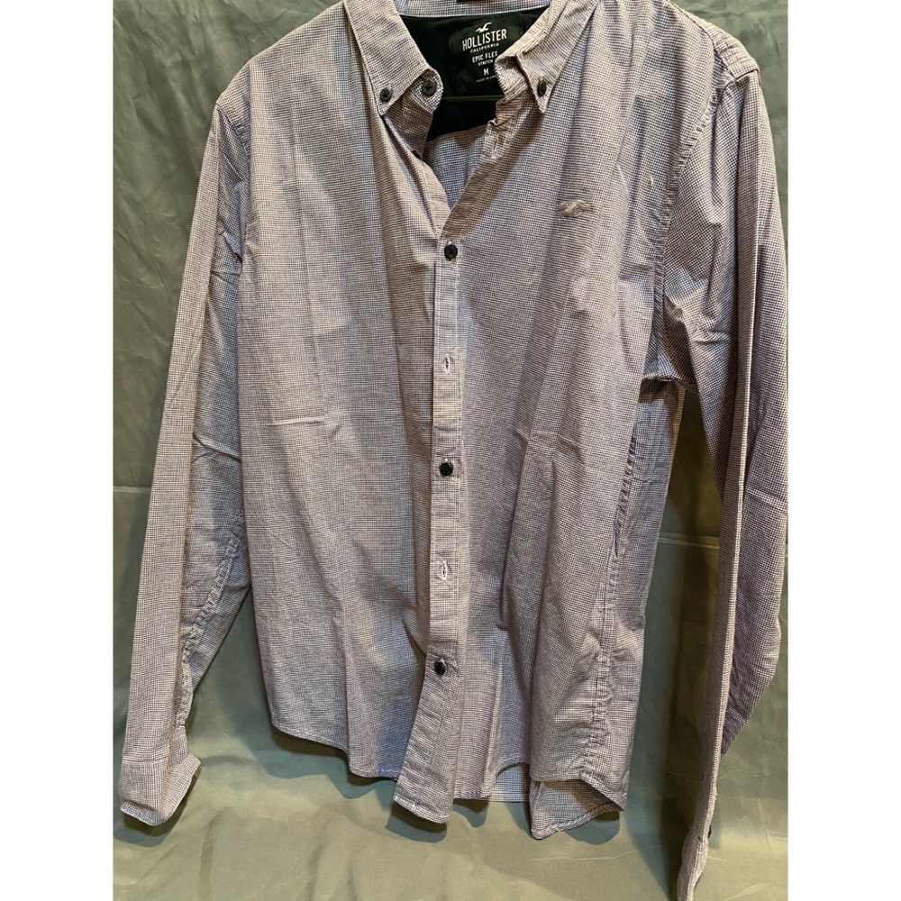 Hollister Purple Button-up
